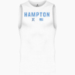 HAMPTON HIGH SCHOOL BULLDOGS <span class="pdp-name-mascot">HAMPTON BULLDOGS</span> BSN SPORTS Men's Sleeveless Compression Top Front Thumbnail