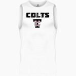 TROY HIGH SCHOOL COLTS BSN SPORTS Men's Sleeveless Compression Top Front Thumbnail