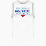 GRAPEVINE HIGH SCHOOL MUSTANGS BSN SPORTS Men's Sleeveless Compression Top Front Thumbnail