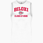 BILOXI HIGH SCHOOL INDIANS BSN SPORTS Men's Sleeveless Compression Top Front Thumbnail