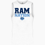 RAMONA HIGH SCHOOL RAMS BSN SPORTS Men's Sleeveless Compression Top Front Thumbnail