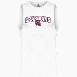 Burnt Hills-Ballston Lake Spartans BSN SPORTS Men's Sleeveless Compression Top Front Thumbnail