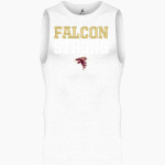 WM E GRADY VOC TECH SCHOOL FALCONS <span class="pdp-name-mascot">GRADY HIGH SCHOOL FALCONS</span> BSN SPORTS Men's Sleeveless Compression Top Front Thumbnail