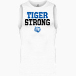 Crow Tigers <span class="pdp-name-mascot">Crow Middle School Tigers</span> BSN SPORTS Men's Sleeveless Compression Top Front Thumbnail