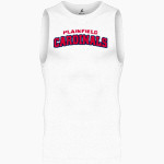 PLAINFIELD HIGH SCHOOL CARDINALS BSN SPORTS Men's Sleeveless Compression Top Front Thumbnail