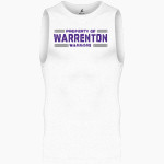Warrenton Warriors BSN SPORTS Men's Sleeveless Compression Top Front Thumbnail