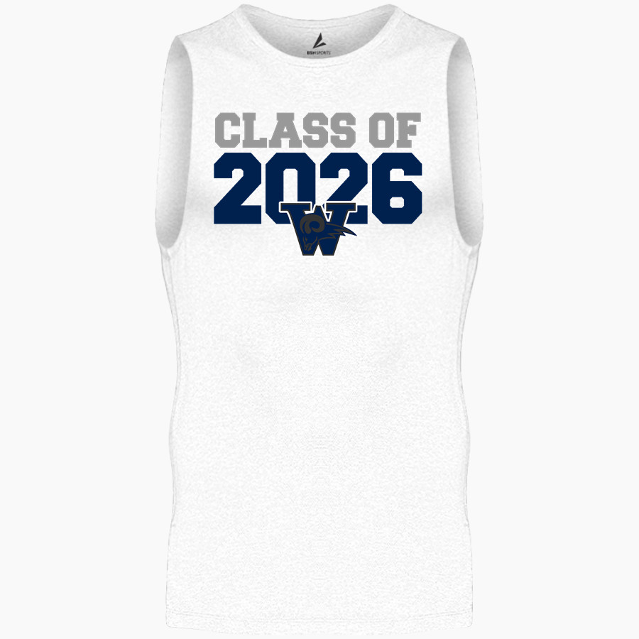 Weber Rams BSN SPORTS Men's Sleeveless Compression Top