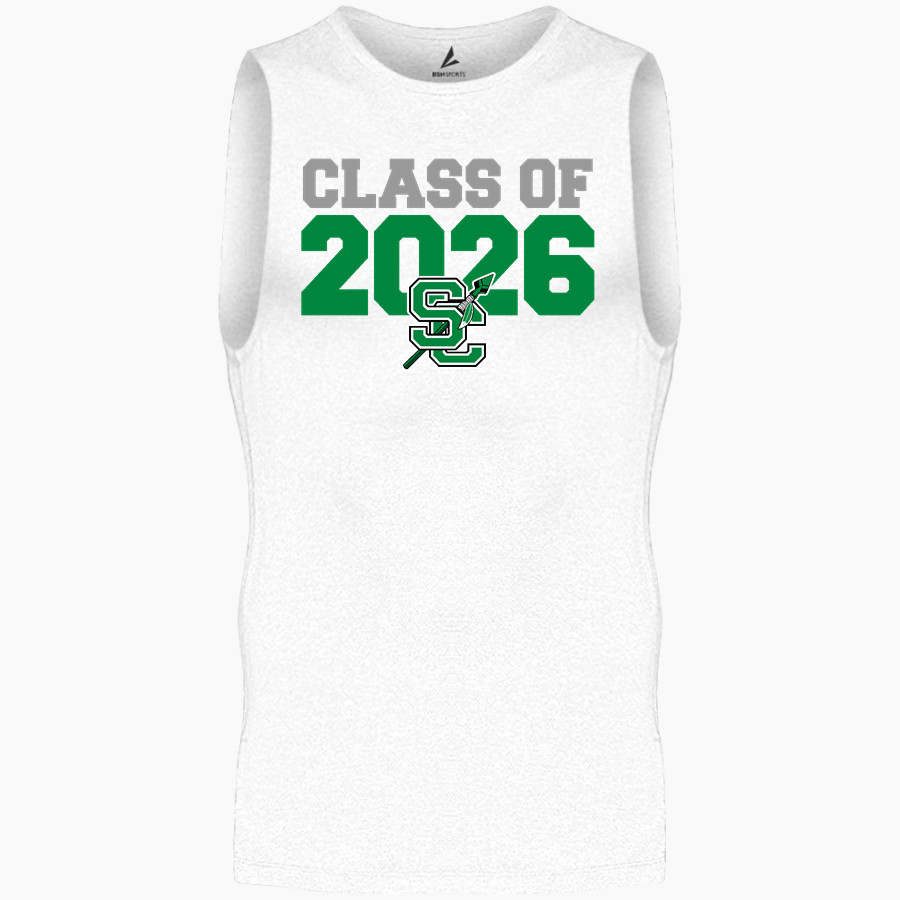 SEMINOLE COUNTY HIGH SCHOOL INDIANS BSN SPORTS Men's Sleeveless Compression Top