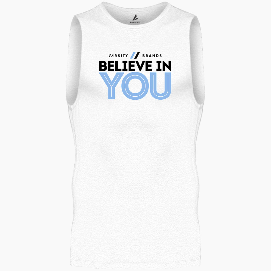 Believe In You BSN SPORTS Men's Sleeveless Compression Top