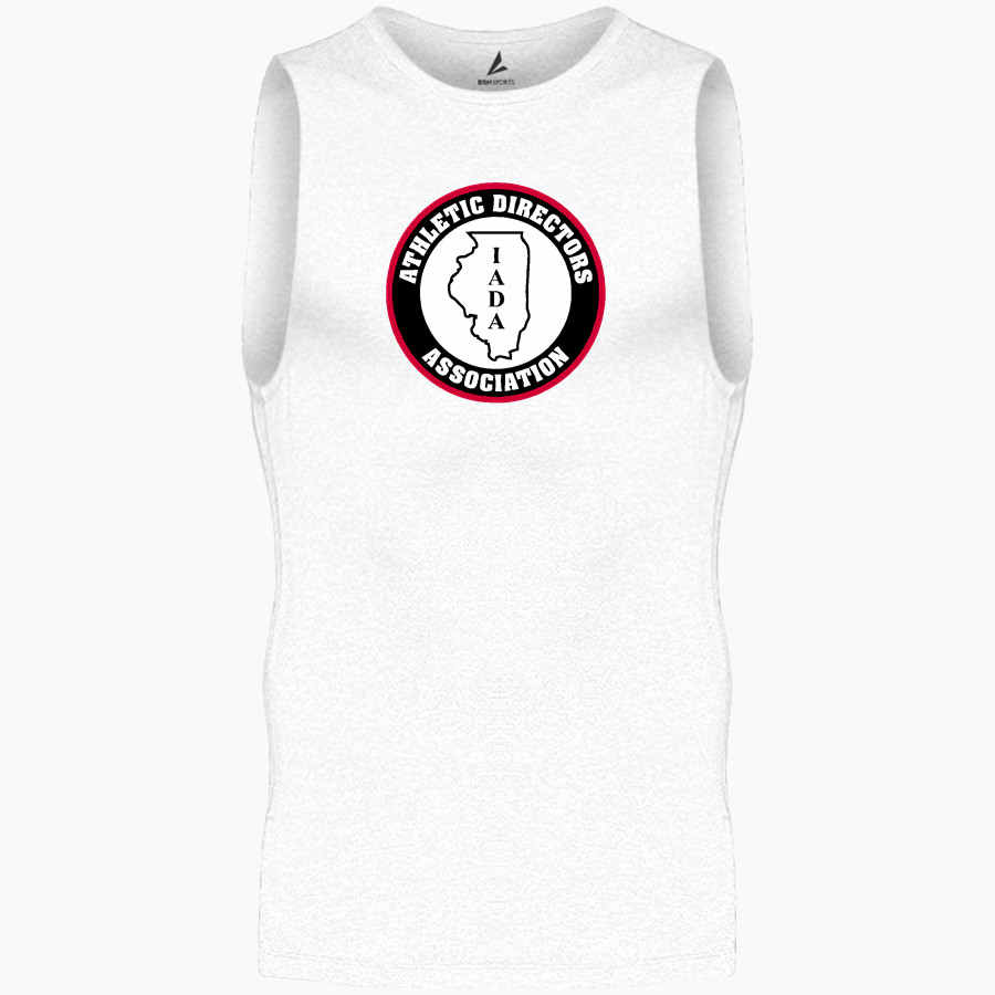 Illinois Athletic Director Association <span class="pdp-name-mascot">Illinois Athletic Director Association</span> BSN SPORTS Men's Sleeveless Compression Top