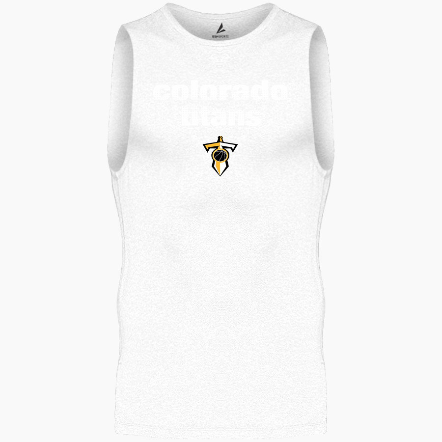 Colorado Titans The Official Online Store <span class="pdp-name-mascot">Colorado Titans</span> BSN SPORTS Men's Sleeveless Compression Top