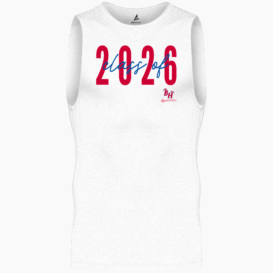 BETH HAVEN CHRISTIAN School Online Apparel Store <span class="pdp-name-mascot">BETH HAVEN CHRISTIAN BEARCATS</span> BSN SPORTS Men's Sleeveless Compression Top