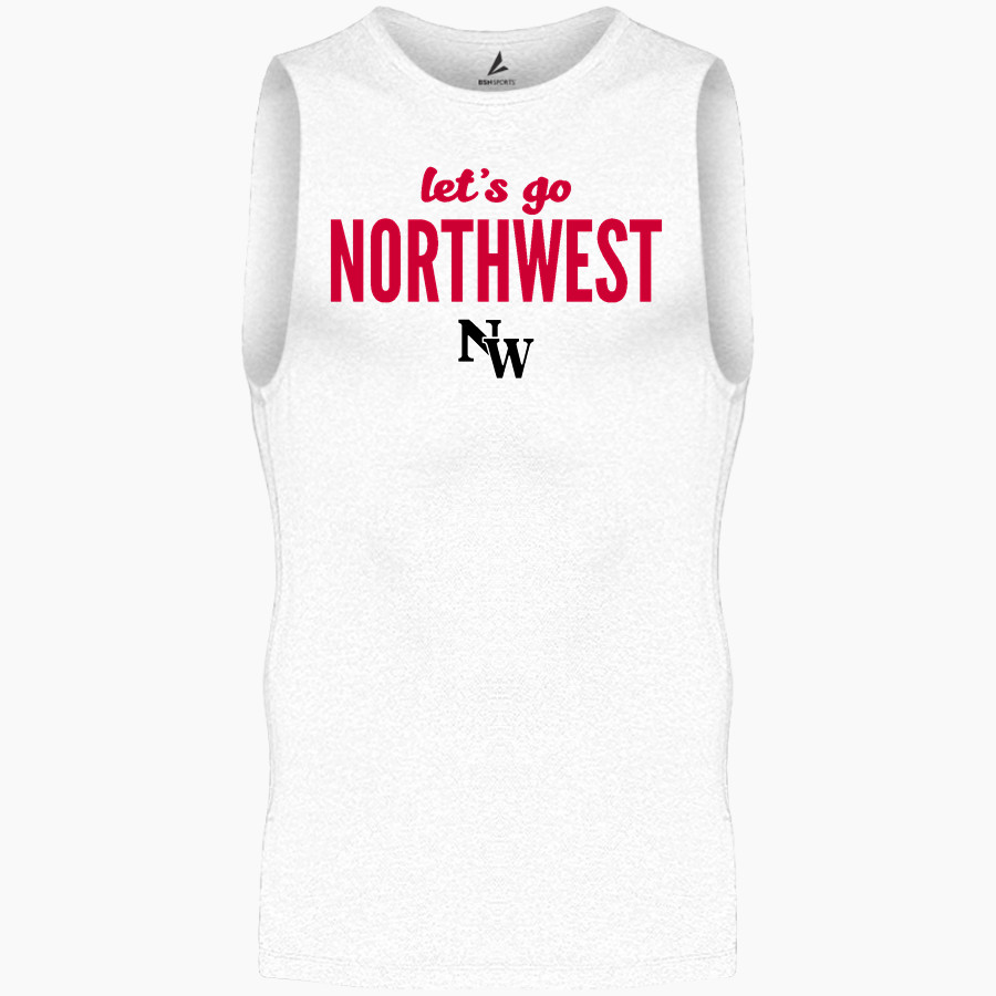 Northwest Mounties BSN SPORTS Men's Sleeveless Compression Top