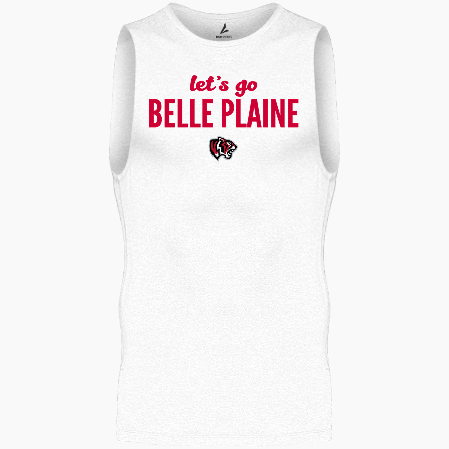 Belle Plaine Tigers BSN SPORTS Men's Sleeveless Compression Top