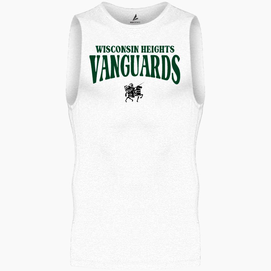 Wisconsin Heights High School Vanguards BSN SPORTS Men's Sleeveless Compression Top