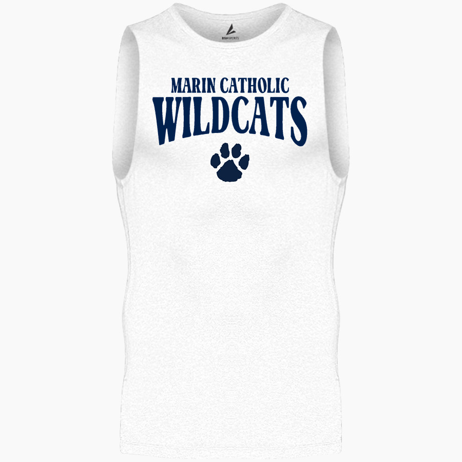 Marin Catholic Wildcats BSN SPORTS Men's Sleeveless Compression Top