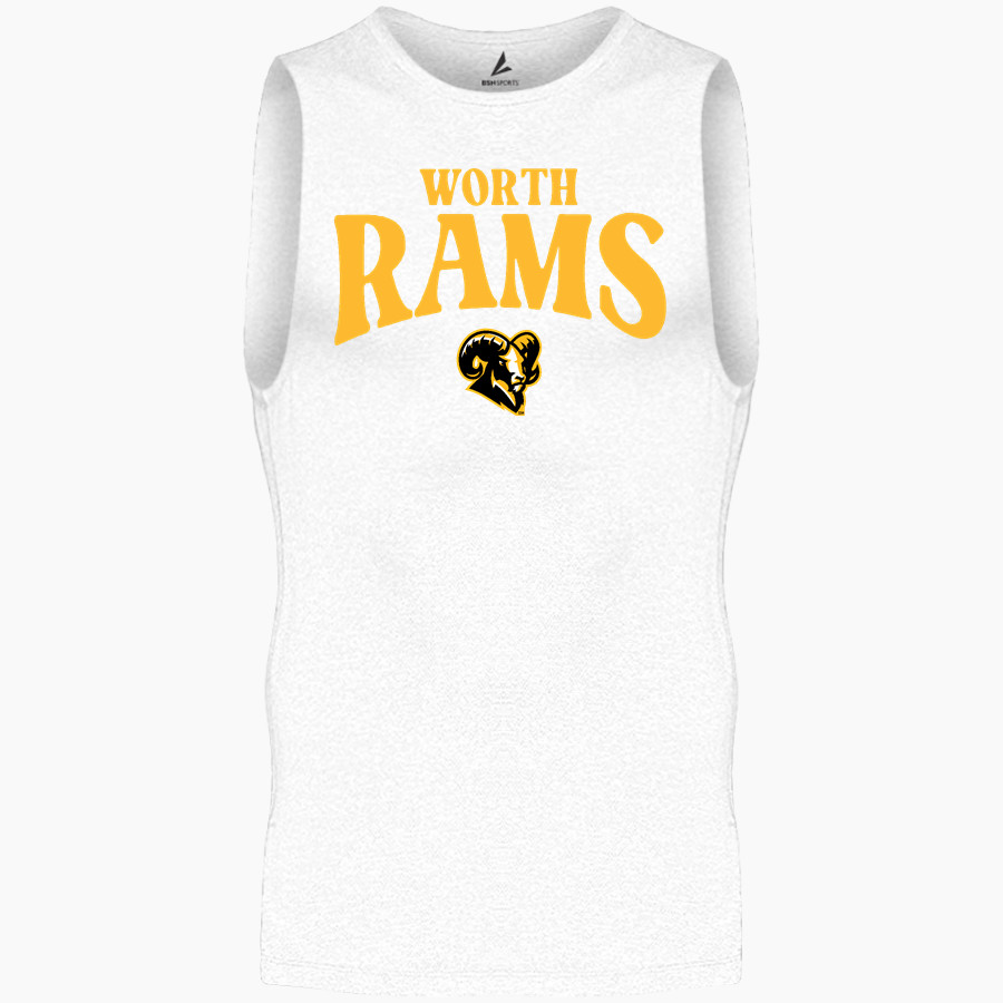Worth Rams BSN SPORTS Men's Sleeveless Compression Top
