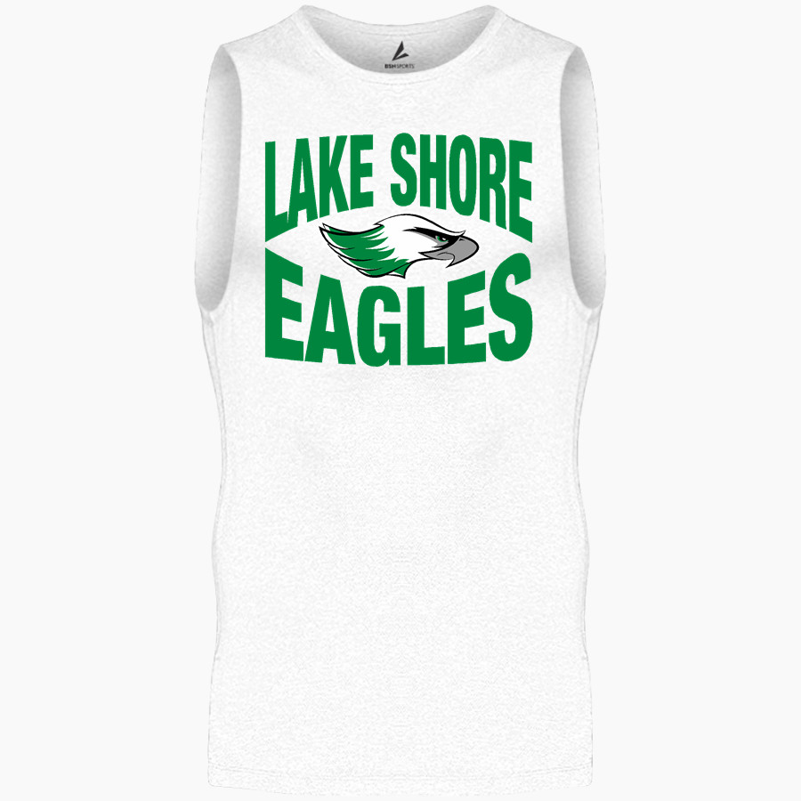 LAKE SHORE EAGLES THE ONLINE STORE <span class="pdp-name-mascot">LAKE SHORE EAGLES</span> BSN SPORTS Men's Sleeveless Compression Top