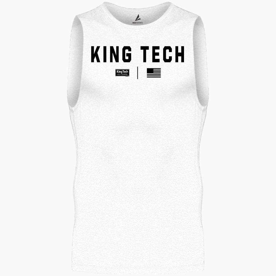 King Tech High School Online Apparel Store BSN SPORTS Men's Sleeveless Compression Top