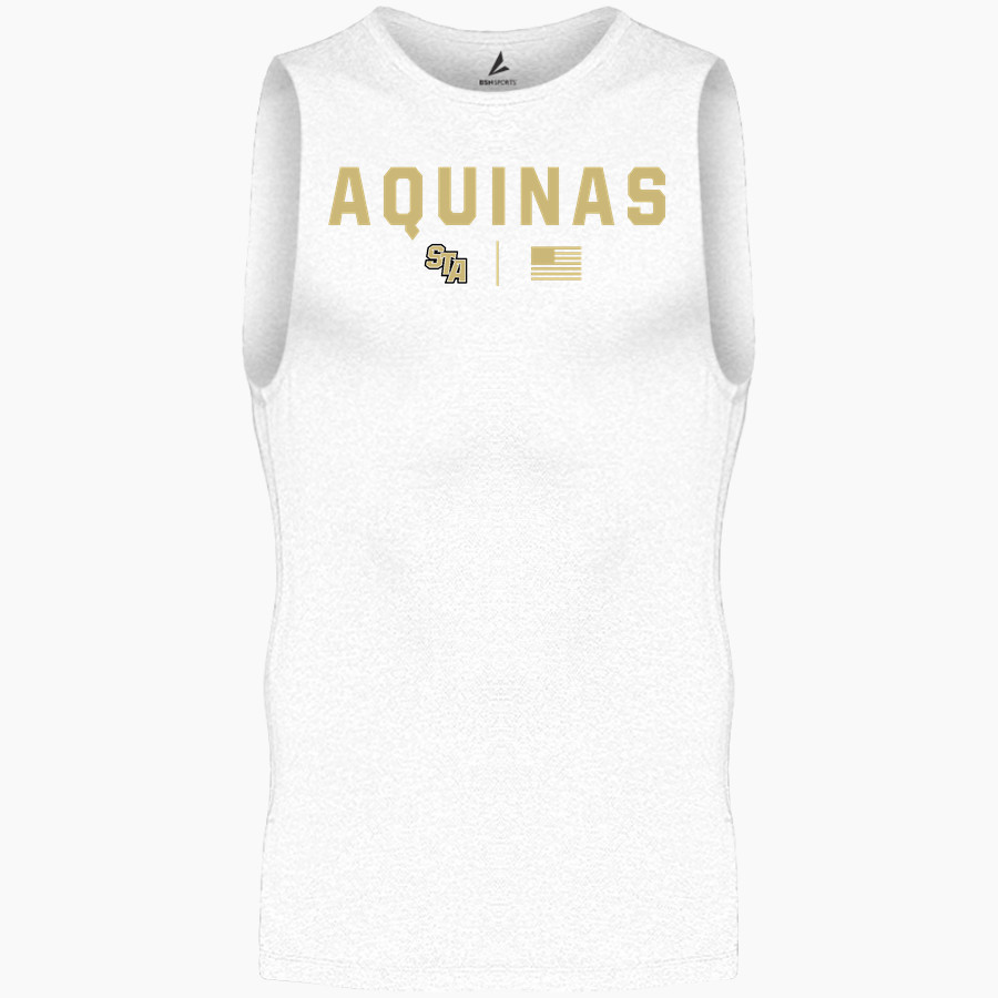St. Thomas Aquinas The Official Store of the Knights <span class="pdp-name-mascot">SAINT THOMAS AQUINAS HIGH KNIGHTS</span> BSN SPORTS Men's Sleeveless Compression Top