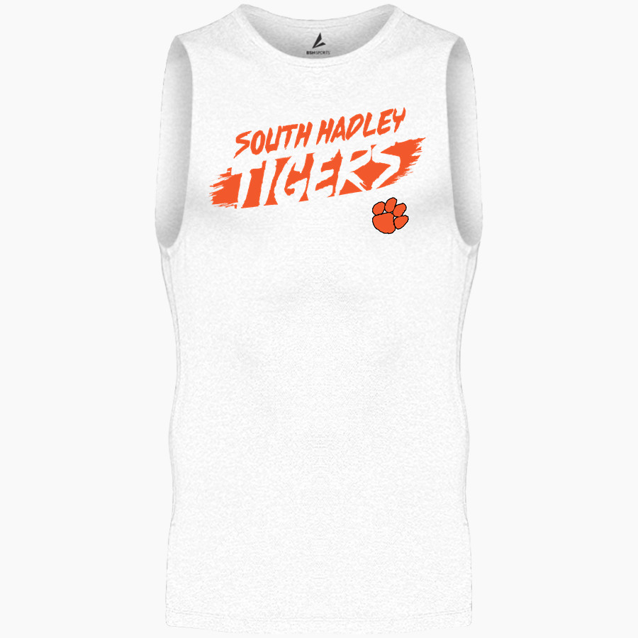 SOUTH HADLEY HIGH SCHOOL TIGERS BSN SPORTS Men's Sleeveless Compression Top