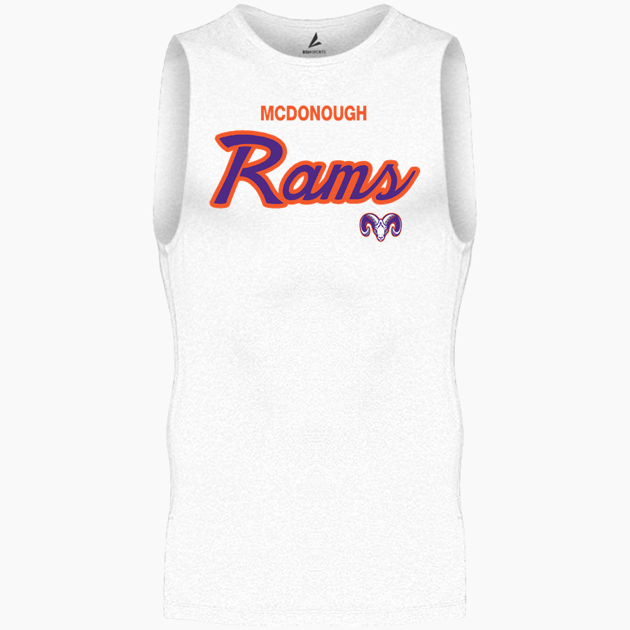 McDonough Rams BSN SPORTS Men's Sleeveless Compression Top