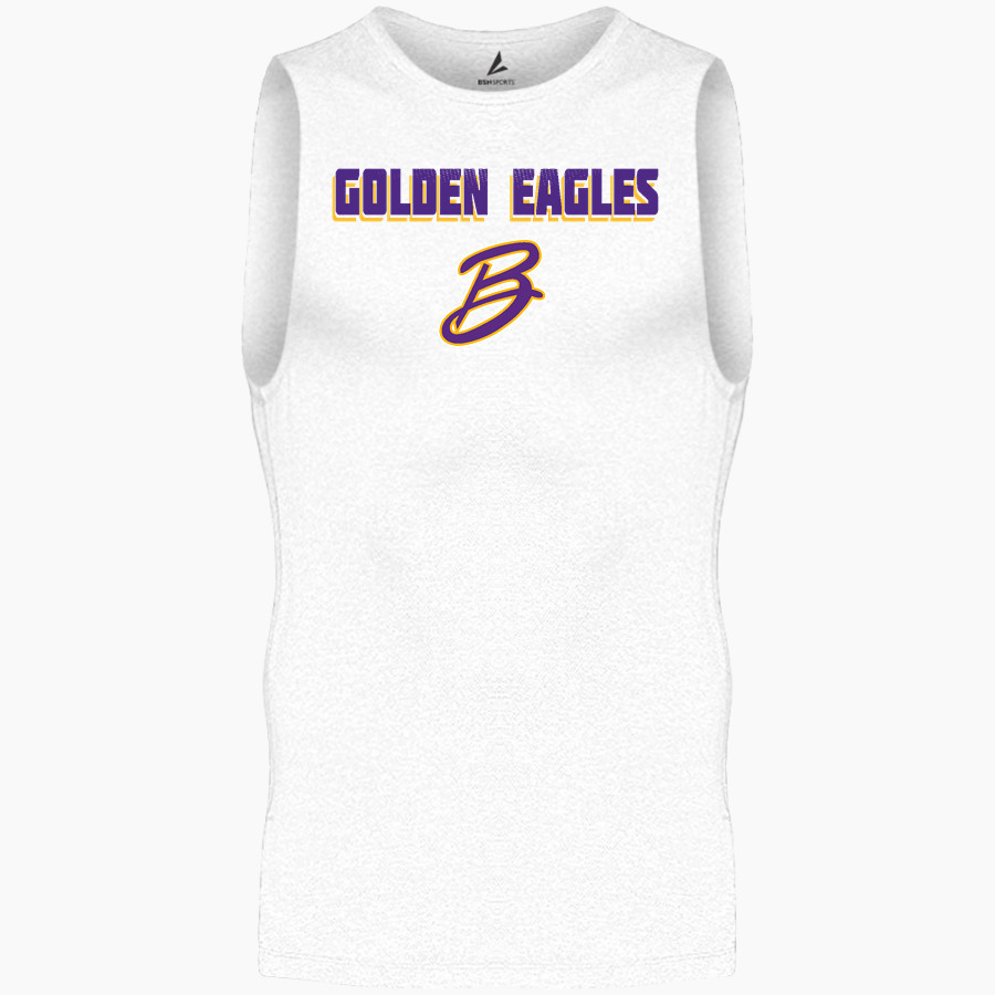 BELLBROOK GOLDEN EAGLES The Official Online Store <span class="pdp-name-mascot">BELLBROOK GOLDEN EAGLES</span> BSN SPORTS Men's Sleeveless Compression Top