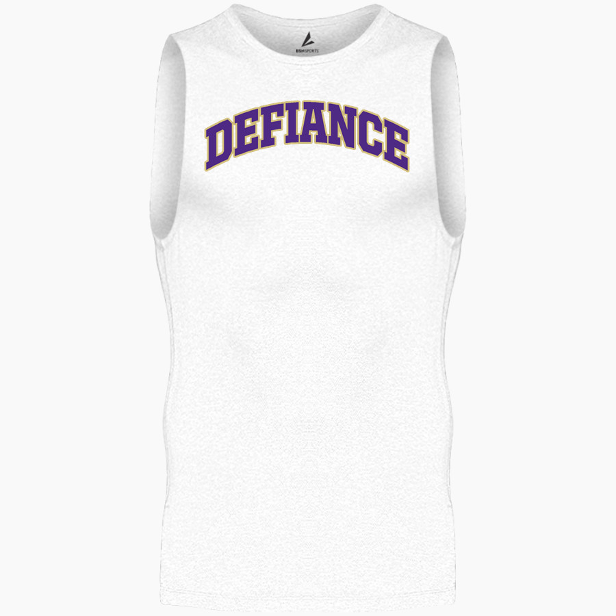 Defiance College Yellow Jackets BSN SPORTS Men's Sleeveless Compression Top