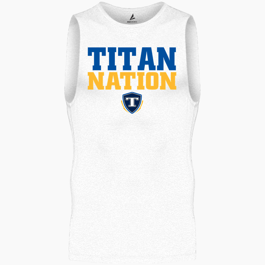 CONFLUENCE PREPARATORY ACADEMY TITANS BSN SPORTS Men's Sleeveless Compression Top