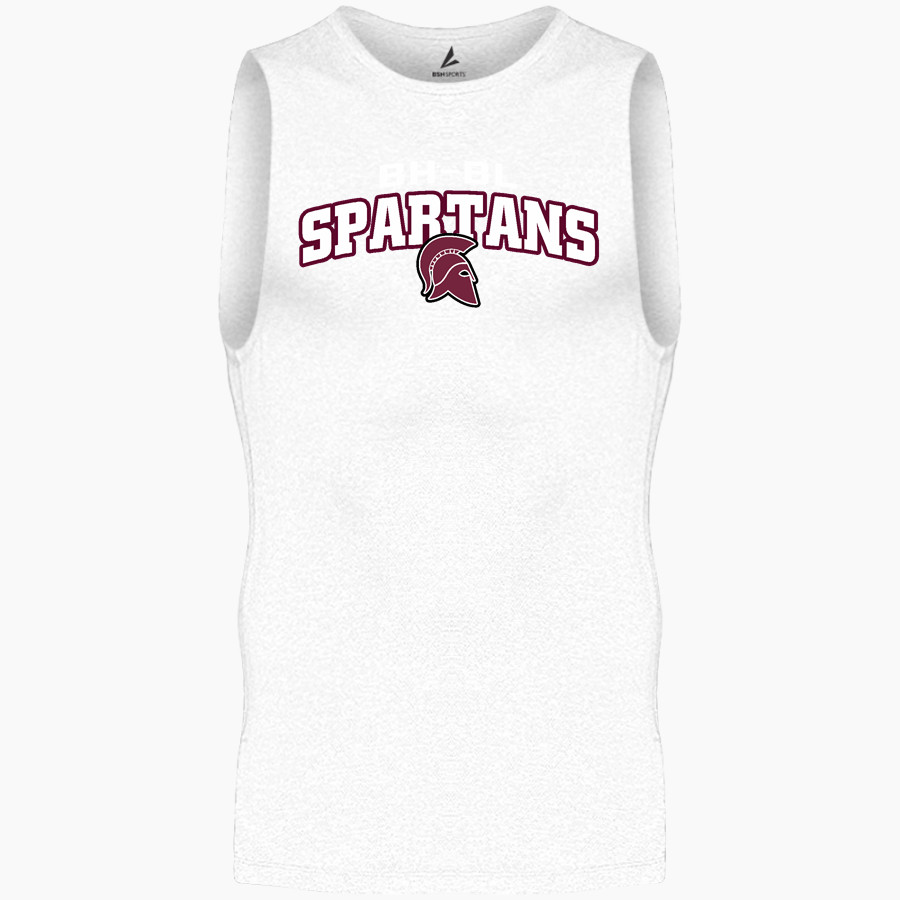 Burnt Hills-Ballston Lake Spartans BSN SPORTS Men's Sleeveless Compression Top