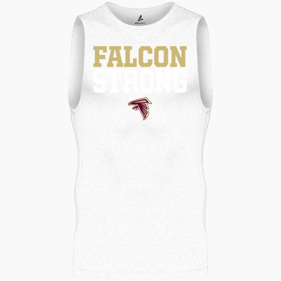 WM E GRADY VOC TECH SCHOOL FALCONS <span class="pdp-name-mascot">GRADY HIGH SCHOOL FALCONS</span> BSN SPORTS Men's Sleeveless Compression Top