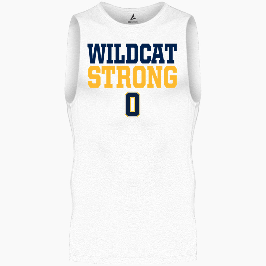 Oxford Wildcats BSN SPORTS Men's Sleeveless Compression Top