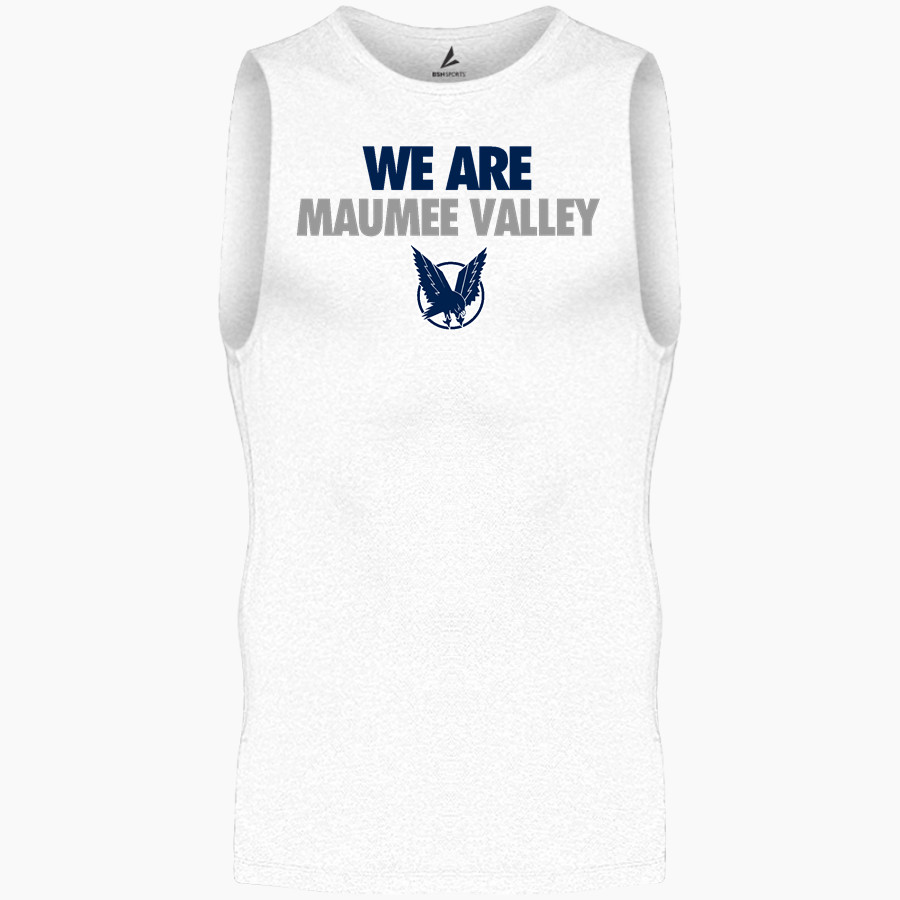 MAUMEE VALLEY COUNTRY DAY SCHOOL HAWKS BSN SPORTS Men's Sleeveless Compression Top