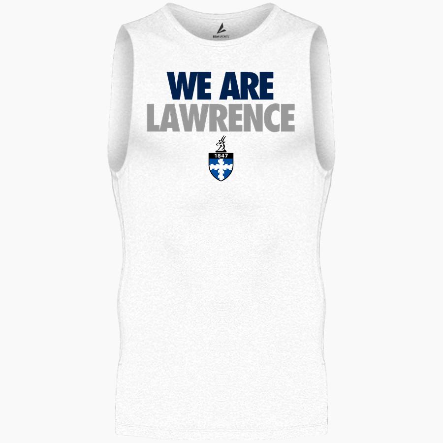 Lawrence University Vikings Online Store BSN SPORTS Men's Sleeveless Compression Top