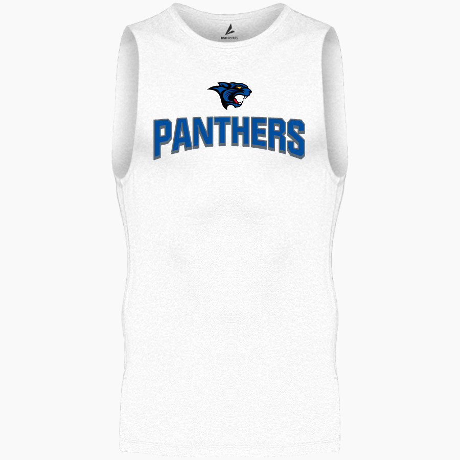 SALE CREEK Panthers Online Store <span class="pdp-name-mascot">SALE CREEK PANTHERS /LADY</span> BSN SPORTS Men's Sleeveless Compression Top