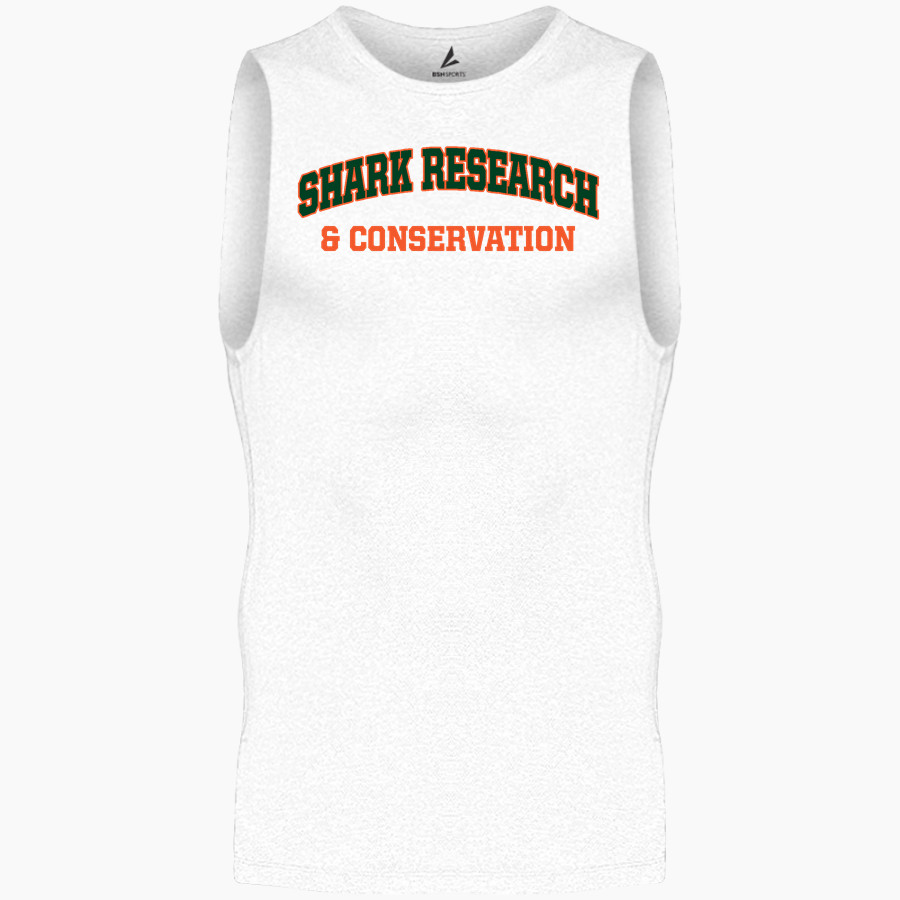 Shark Research & Conservation The Official Online Store BSN SPORTS Men's Sleeveless Compression Top