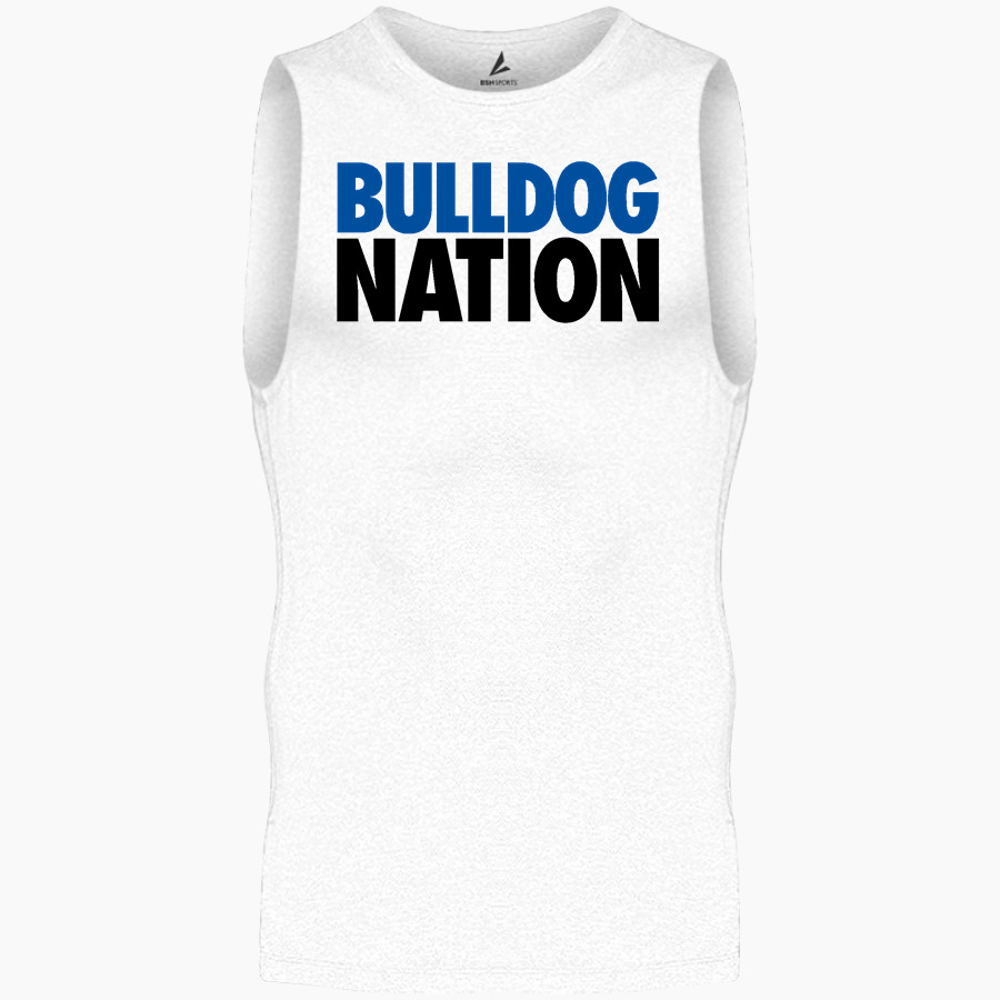 Woodburn Bulldogs <span class="pdp-name-mascot">Woodburn Bulldogs</span> BSN SPORTS Men's Sleeveless Compression Top