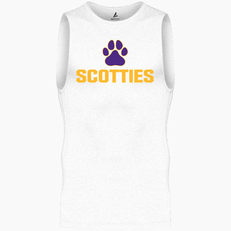 Ballston Spa Scotties The Official Online Store BSN SPORTS Men's Sleeveless Compression Top