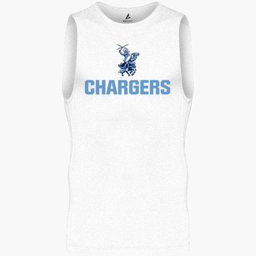 CENTRAL HIGH SCHOOL CHARGERS BSN SPORTS Men's Sleeveless Compression Top