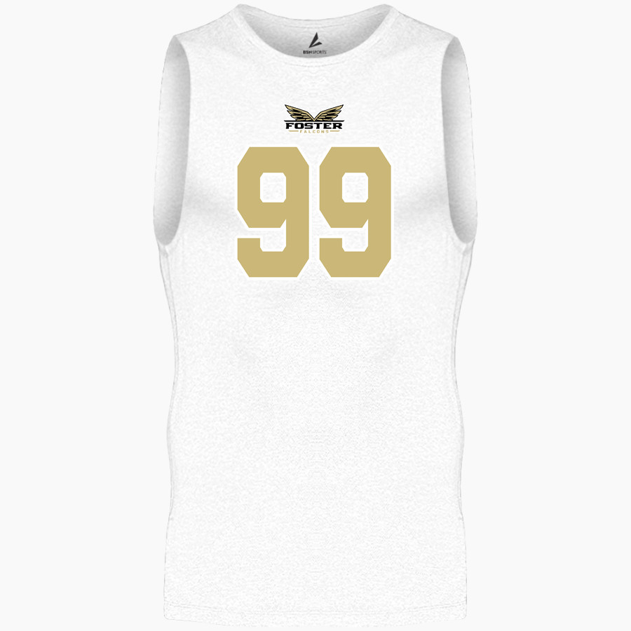 FOSTER HIGH SCHOOL FALCONS <span class="pdp-name-mascot">FOSTER FALCONS</span> BSN SPORTS Men's Sleeveless Compression Top