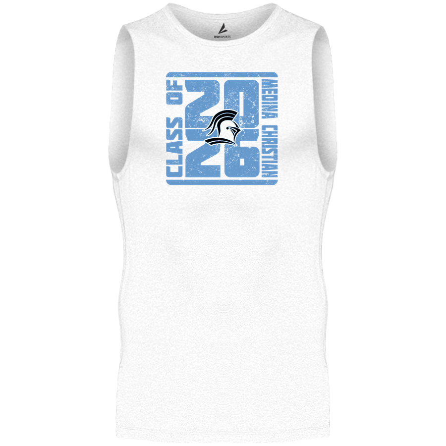 Medina Christian Knights <span class="pdp-name-mascot">Medina Christian Knights</span> BSN SPORTS Men's Sleeveless Compression Top