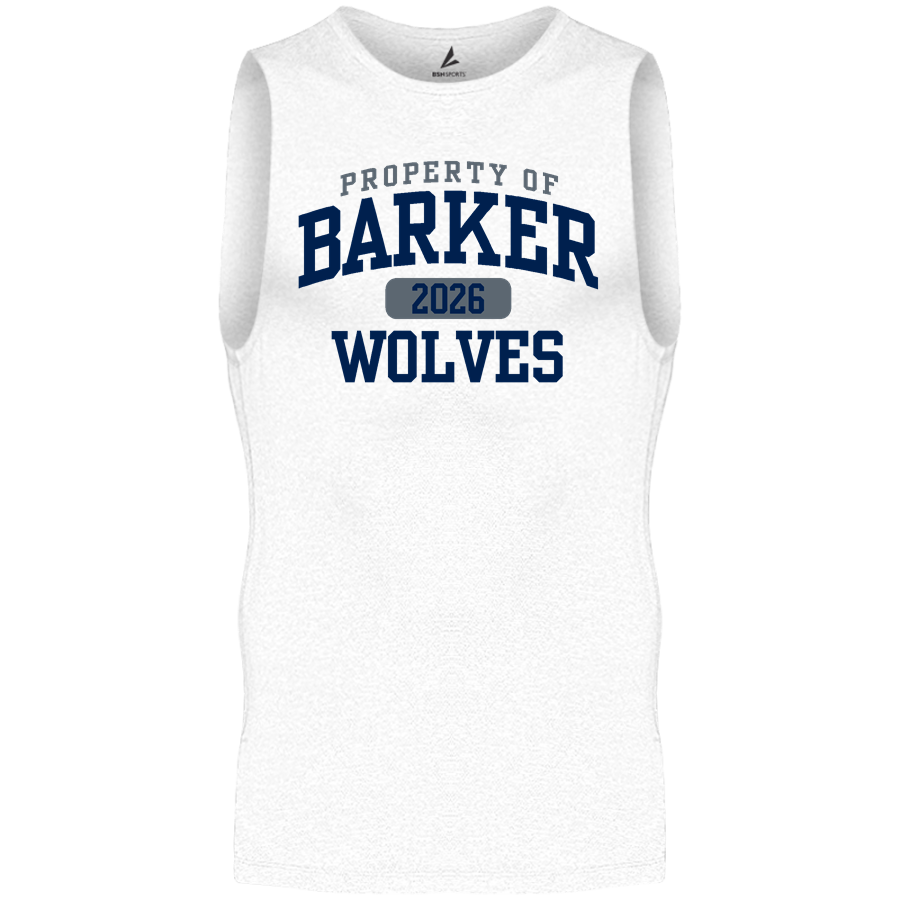 Barker Wolves <span class="pdp-name-mascot">Barker Wolves</span> BSN SPORTS Men's Sleeveless Compression Top