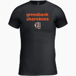 GREENBACK HIGH SCHOOL CHEROKEES <span class="pdp-name-mascot">GREENBACK CHEROKEES</span> BSN SPORTS Youth Short Sleeve Compression Top Front Thumbnail