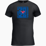 ARKOMA HIGH SCHOOL MUSTANGS <span class="pdp-name-mascot">ARKOMA MUSTANGS</span> BSN SPORTS Youth Short Sleeve Compression Top Front Thumbnail