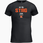 KINGSLEY HIGH SCHOOL STAGS <span class="pdp-name-mascot">KINGSLEY AREA STAGS</span> BSN SPORTS Youth Short Sleeve Compression Top Front Thumbnail