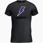 LIBERTY HIGH SCHOOL LIGHTNING <span class="pdp-name-mascot">LIBERTY LIGHTNING</span> BSN SPORTS Youth Short Sleeve Compression Top Front Thumbnail