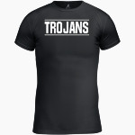 North Crawford Trojans BSN SPORTS Youth Short Sleeve Compression Top Front Thumbnail