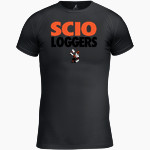 Scio Loggers <span class="pdp-name-mascot">Scio Loggers</span> BSN SPORTS Youth Short Sleeve Compression Top Front Thumbnail