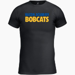 BACON ACADEMY BOBCATS BSN SPORTS Youth Short Sleeve Compression Top Front Thumbnail