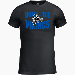 BSN SPORTS Youth Short Sleeve Compression Top